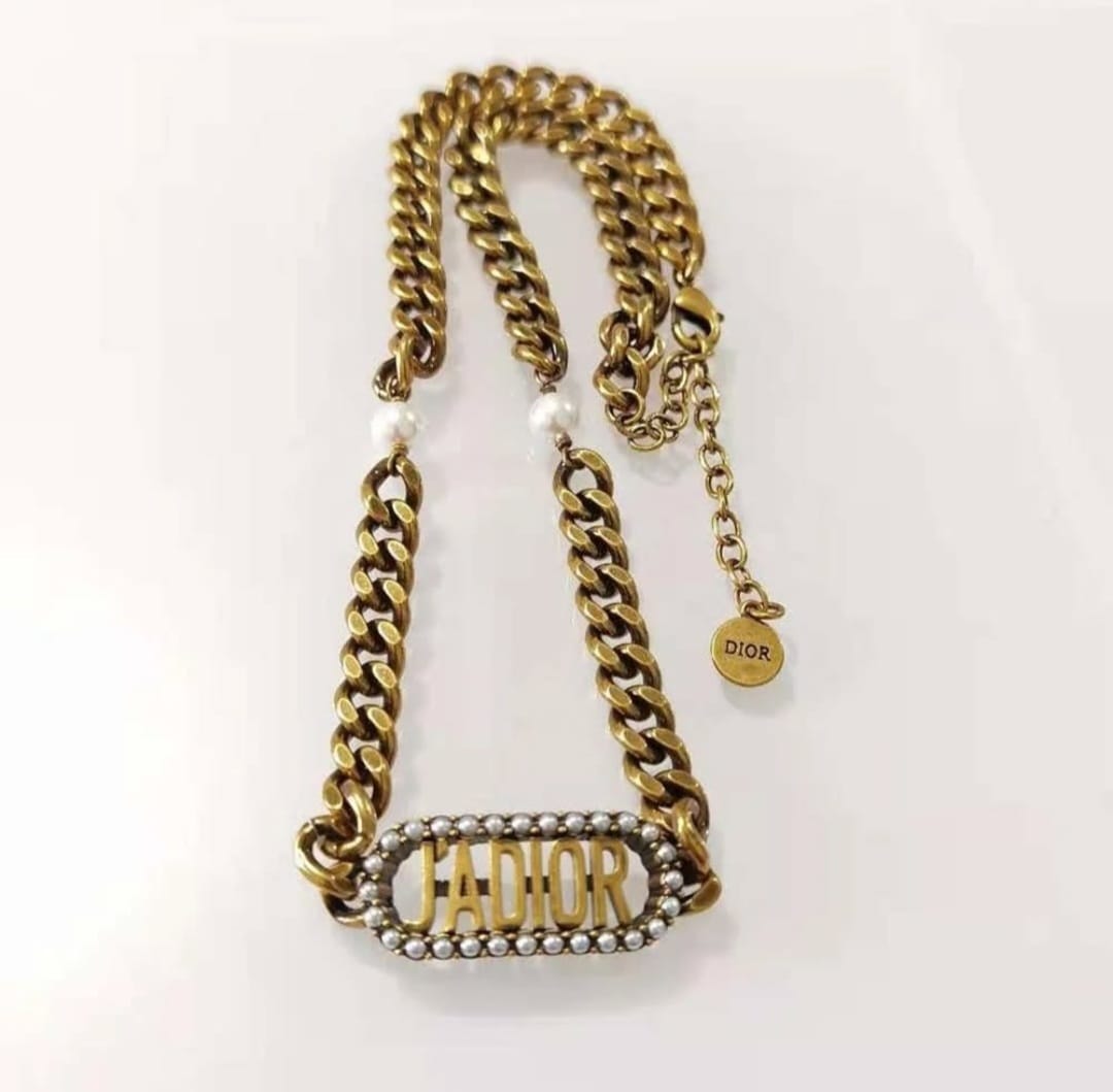 dior women j adior choker antique gold finish metal dior women j adior choker antique gold finish metal