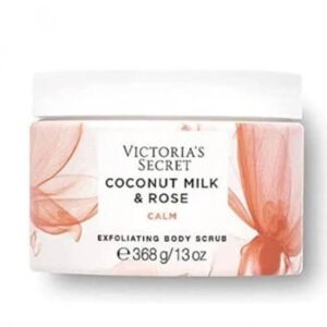 victoria's secret coconut milk & rose exfoliating body scrub [ e 368 g/13 oz]